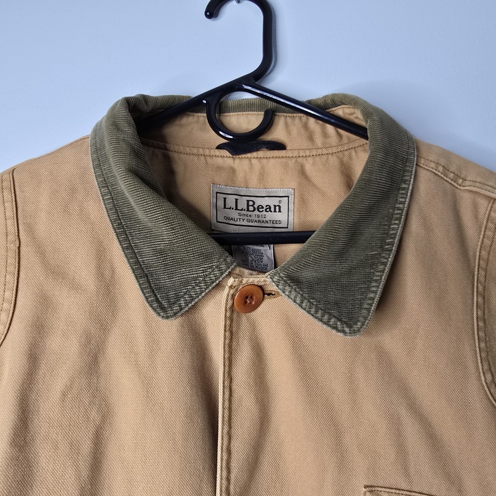 LL Bean Mens Original Field Coatโ Barn Jacket 0 JV69 Size XXL Tall Plaid Lined - Picture 7 of 9
